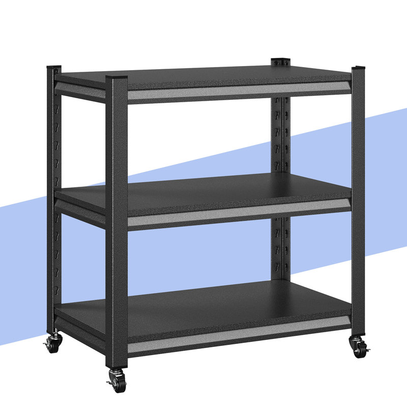 Storage rack with wheels discount